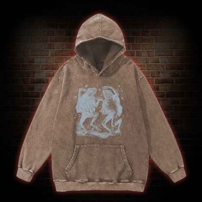 Dancing Frogs Washed Hoodie