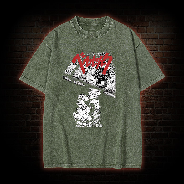 Berserk Dragon Slayer Washed T-shirt