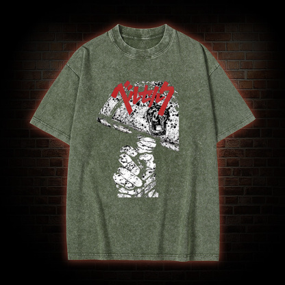 Berserk Dragon Slayer Washed T-shirt
