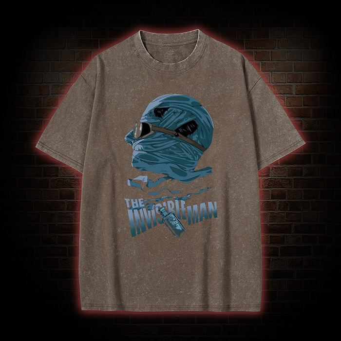 The Invisible Man Washed T-shirt