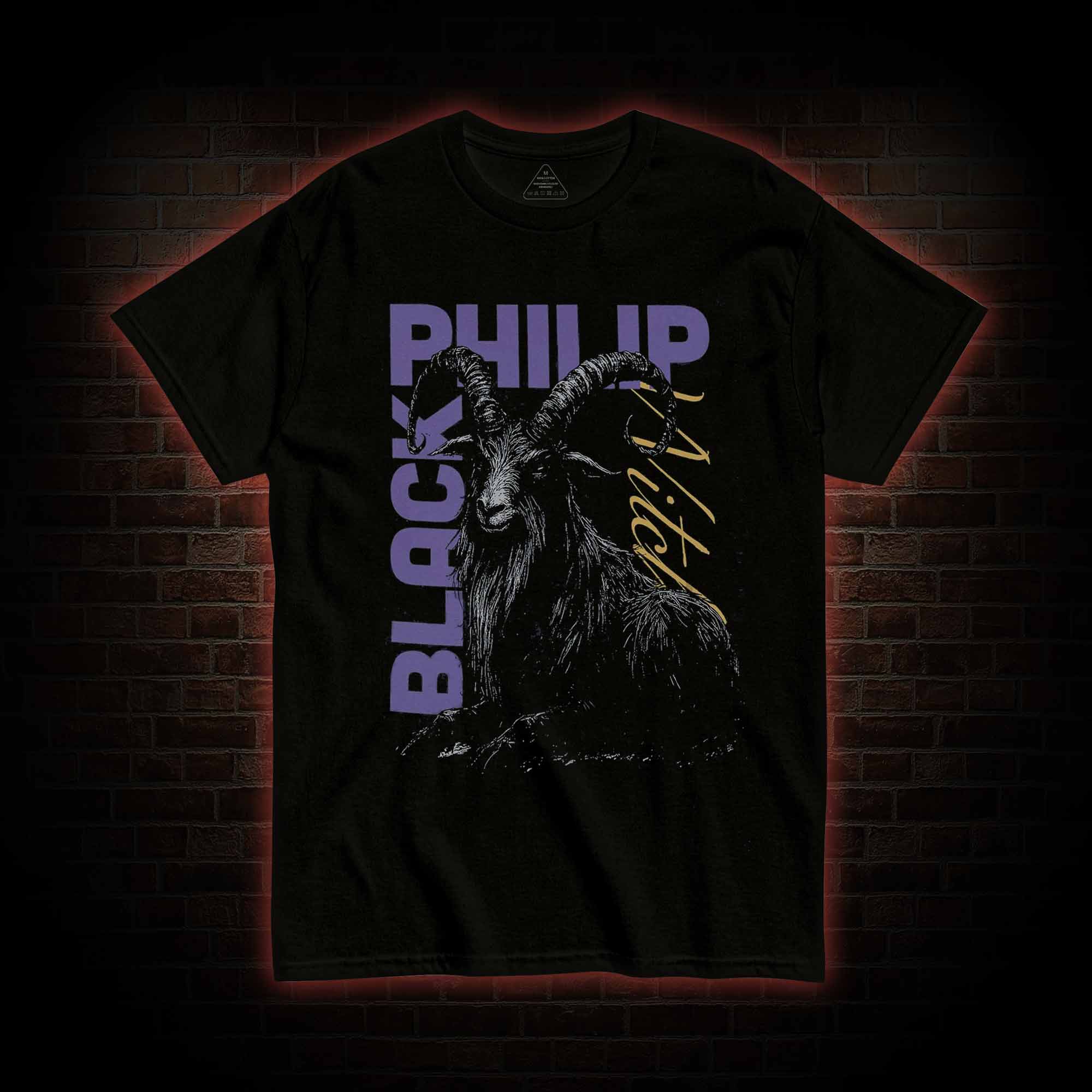 Black Philip Witch Goat T-shirt
