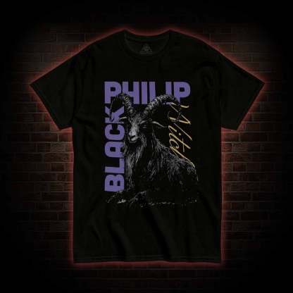 Black Philip Witch Goat T-shirt