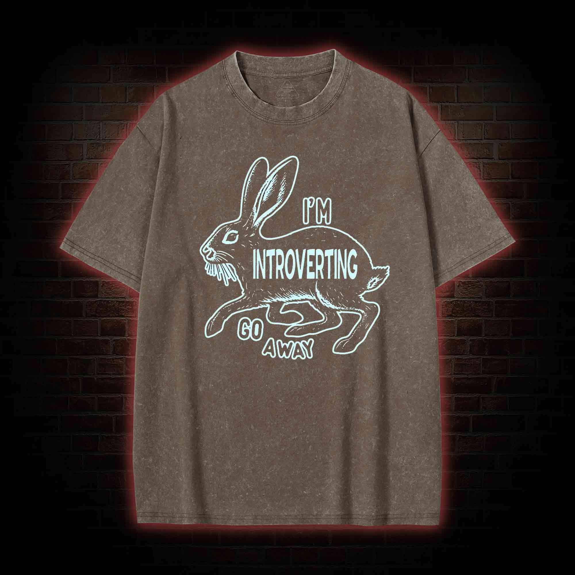 I'm Introverting Washed T-shirt