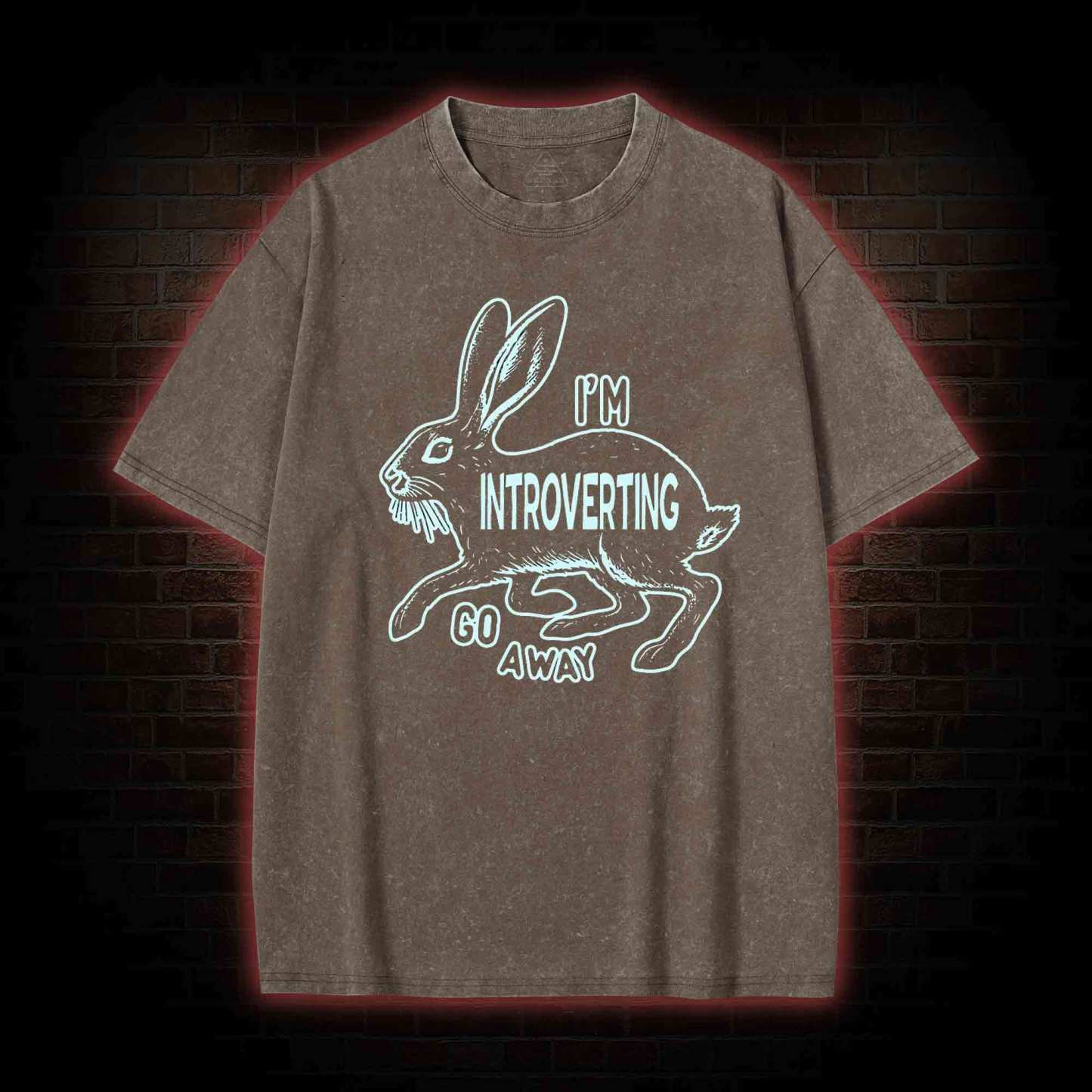 I'm Introverting Washed T-shirt