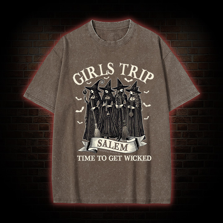 Girls Trip Salem Sweatshirt  Washed T-shirt