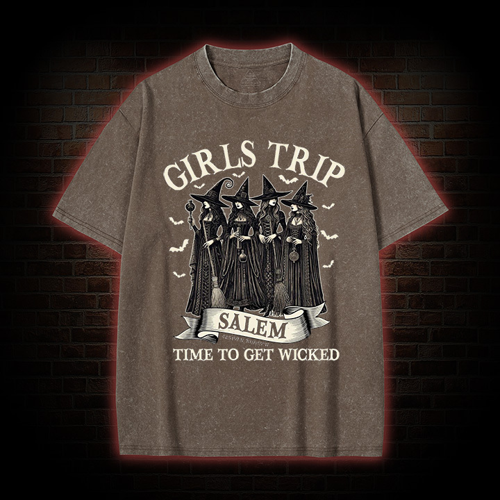 Girls Trip Salem Sweatshirt  Washed T-shirt