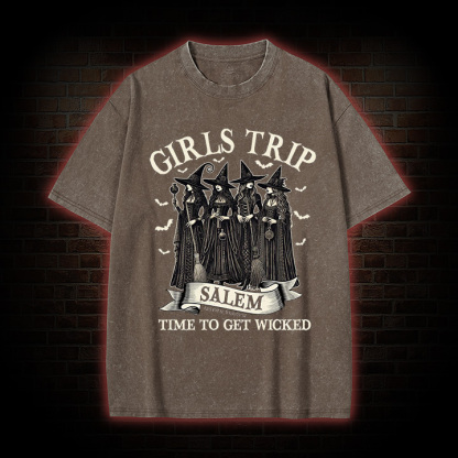 Girls Trip Salem Sweatshirt  Washed T-shirt