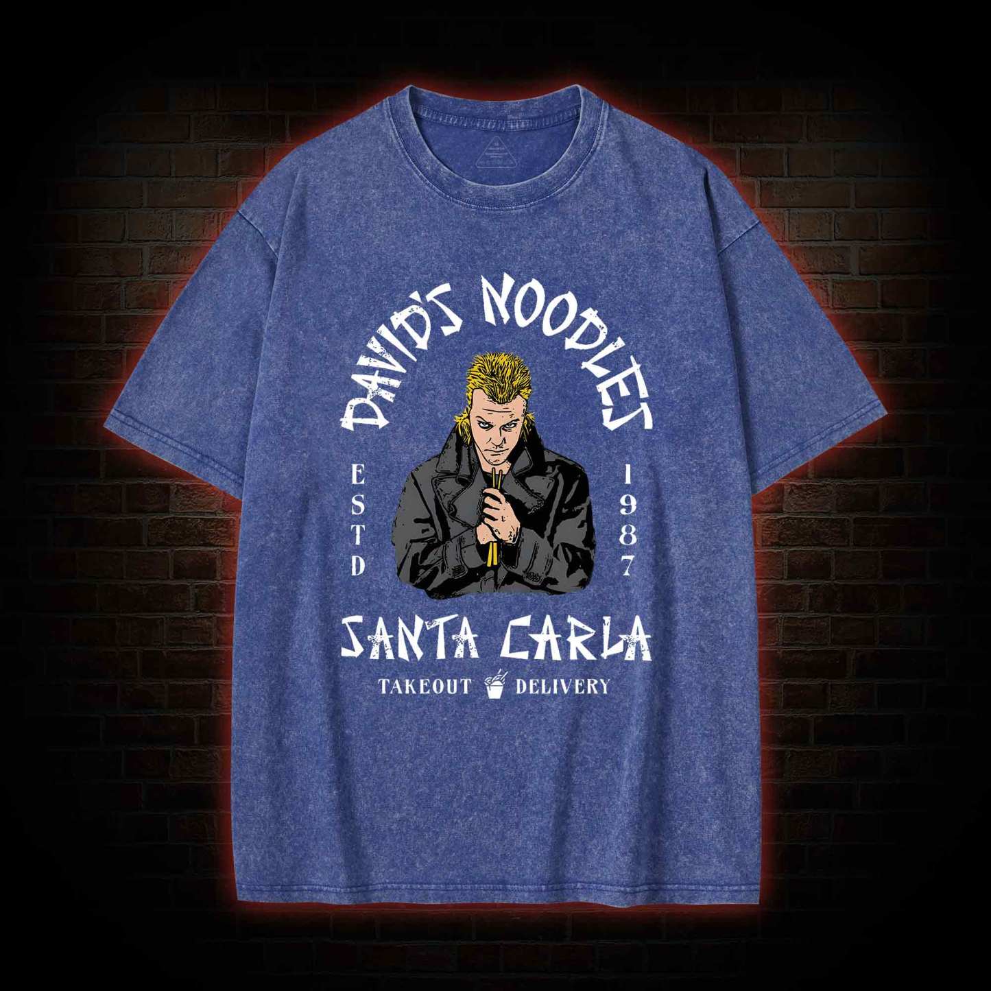 David's Noodles Santa Carla Washed T-shirt