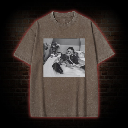 Vintage Michael Myers Bathtub Halloween Washed T-shirt