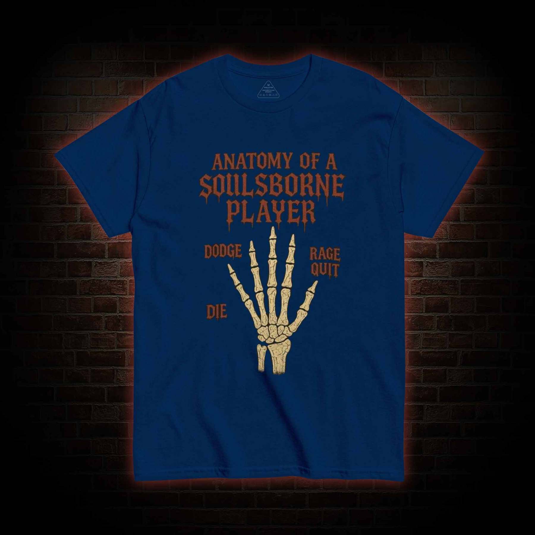 Anatomy of a Soulsborne Player T-shirt