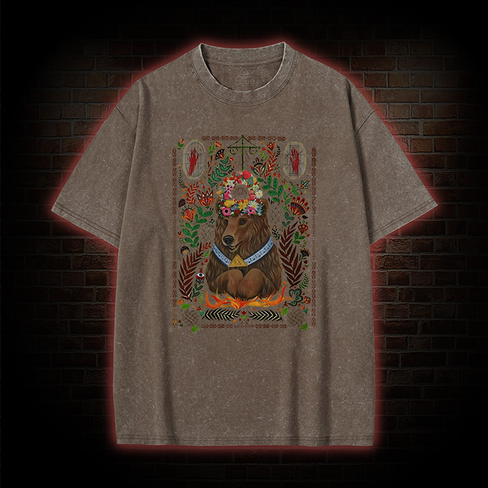 We View Life as a Circle Washed T-shirt