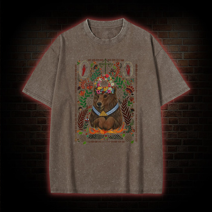 We View Life as a Circle Washed T-shirt