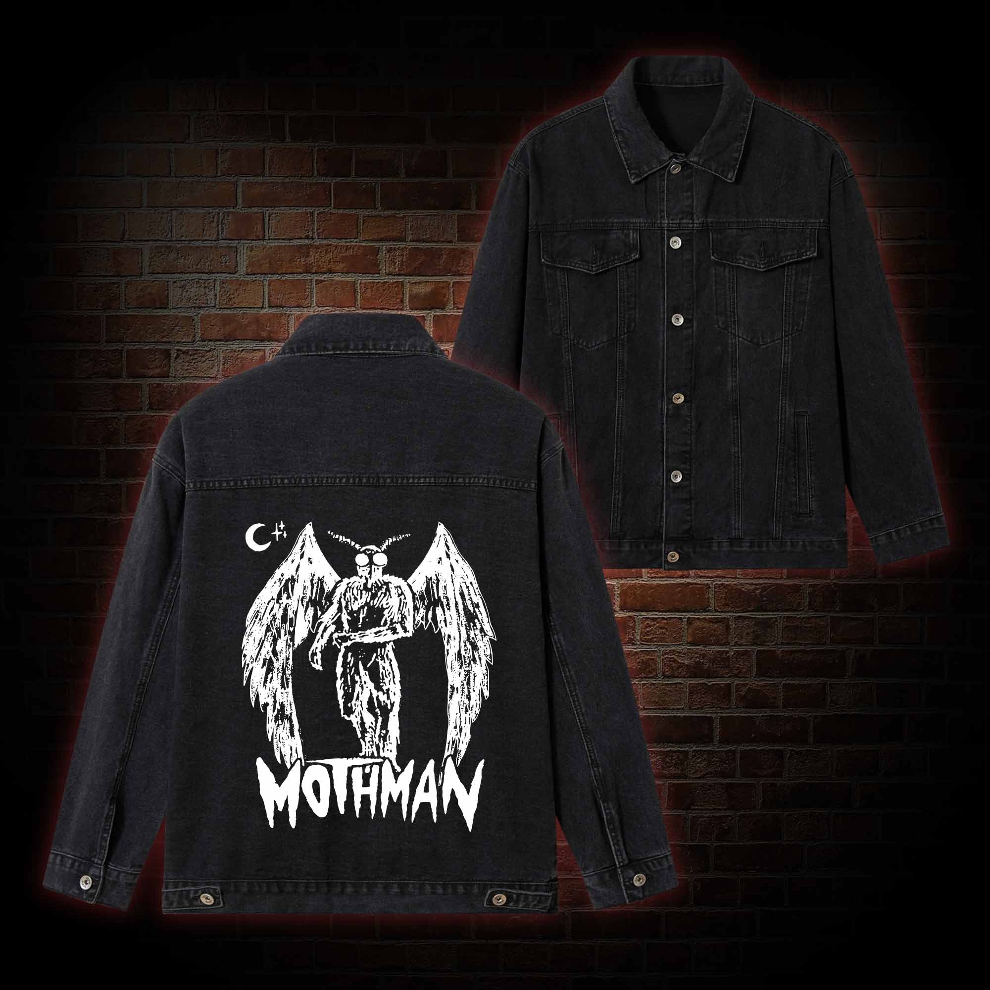 Mothman Denim Jacket