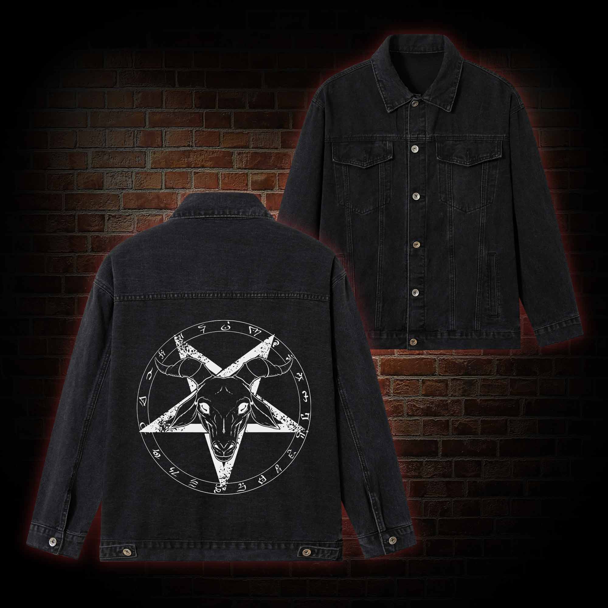 Hail Satan Denim Jacket