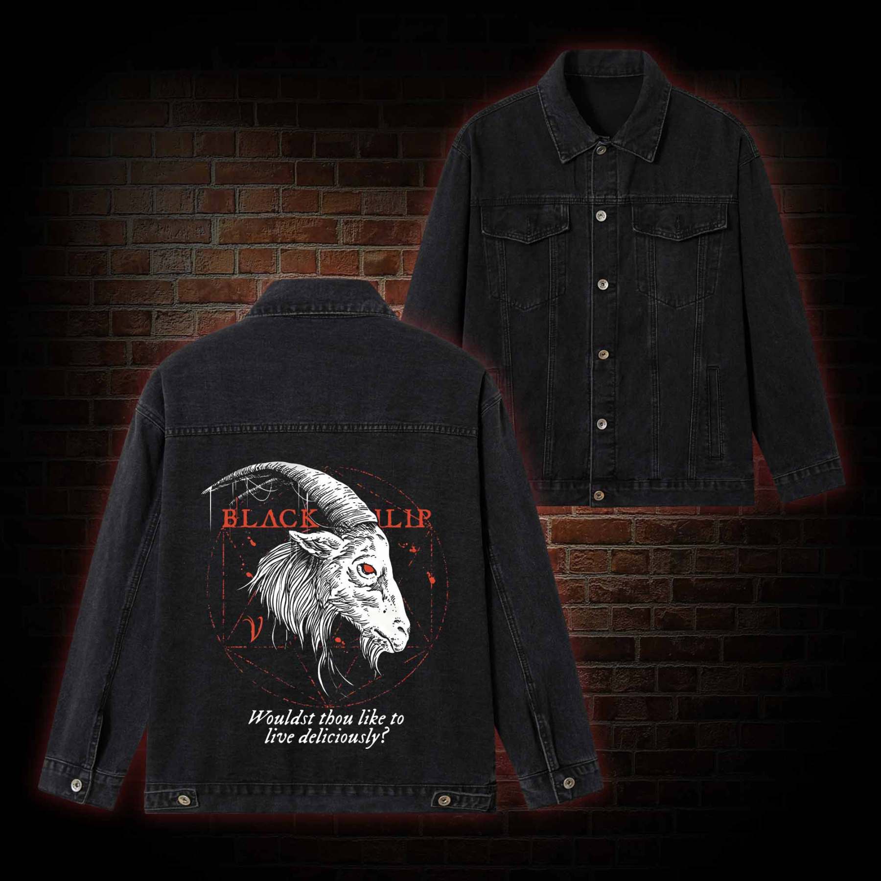 Black Phillip Denim Jacket