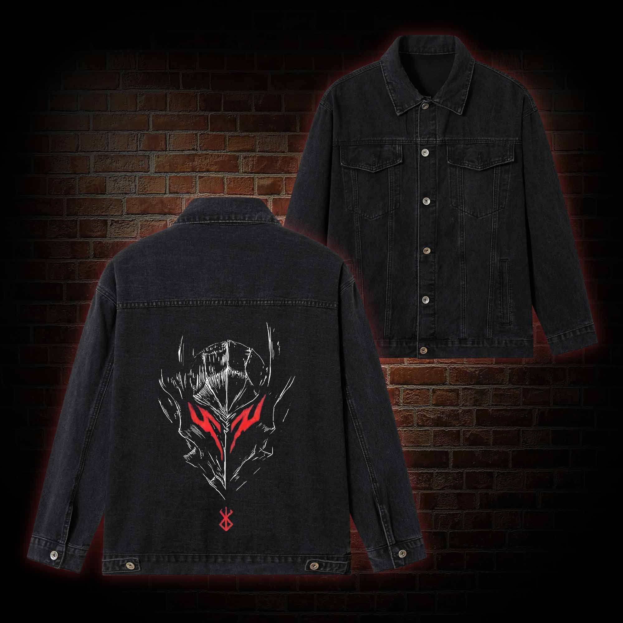 Berserker Mask Denim Jacket