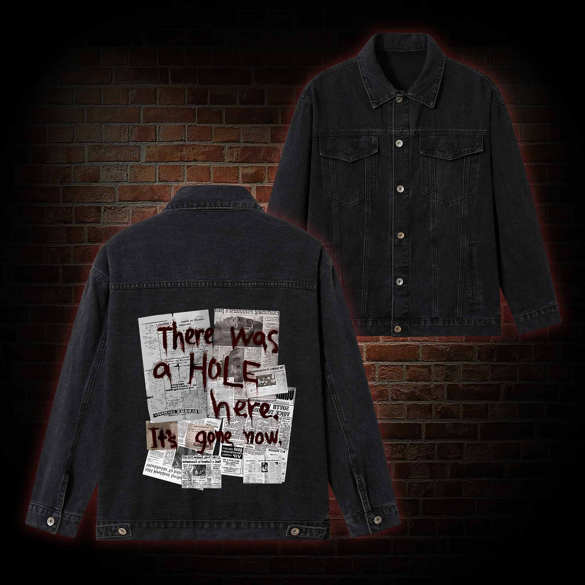 There was a Hole Denim Jacket