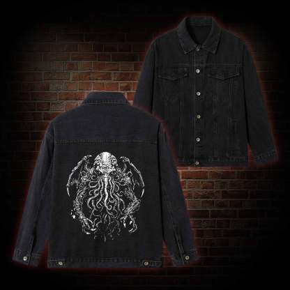 The Great Old One Cthulhu Denim Jacket
