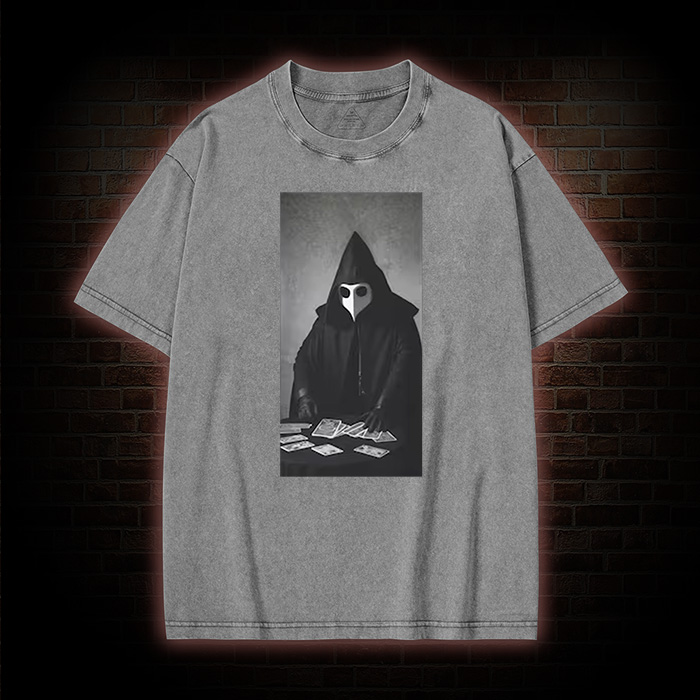 Plague Doctor Washed T-Shirt