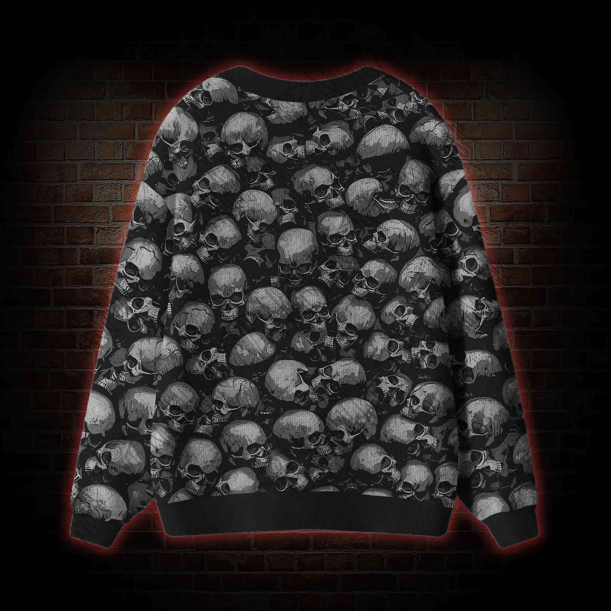 Skulls Cardigan Sweater