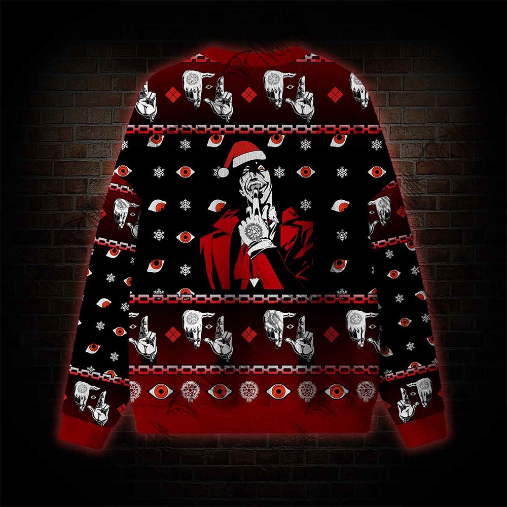 Bloody Christmas Ugly Sweatshirts