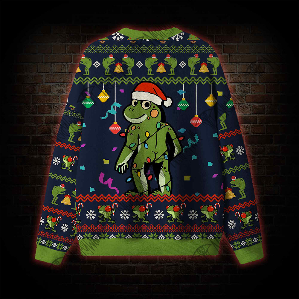 Merry Frogmas from Loveland Ugly Sweatshirts