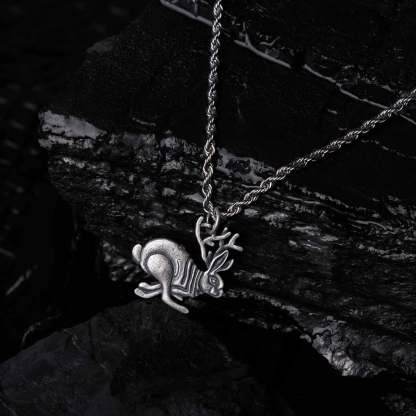 Jackalope Necklace