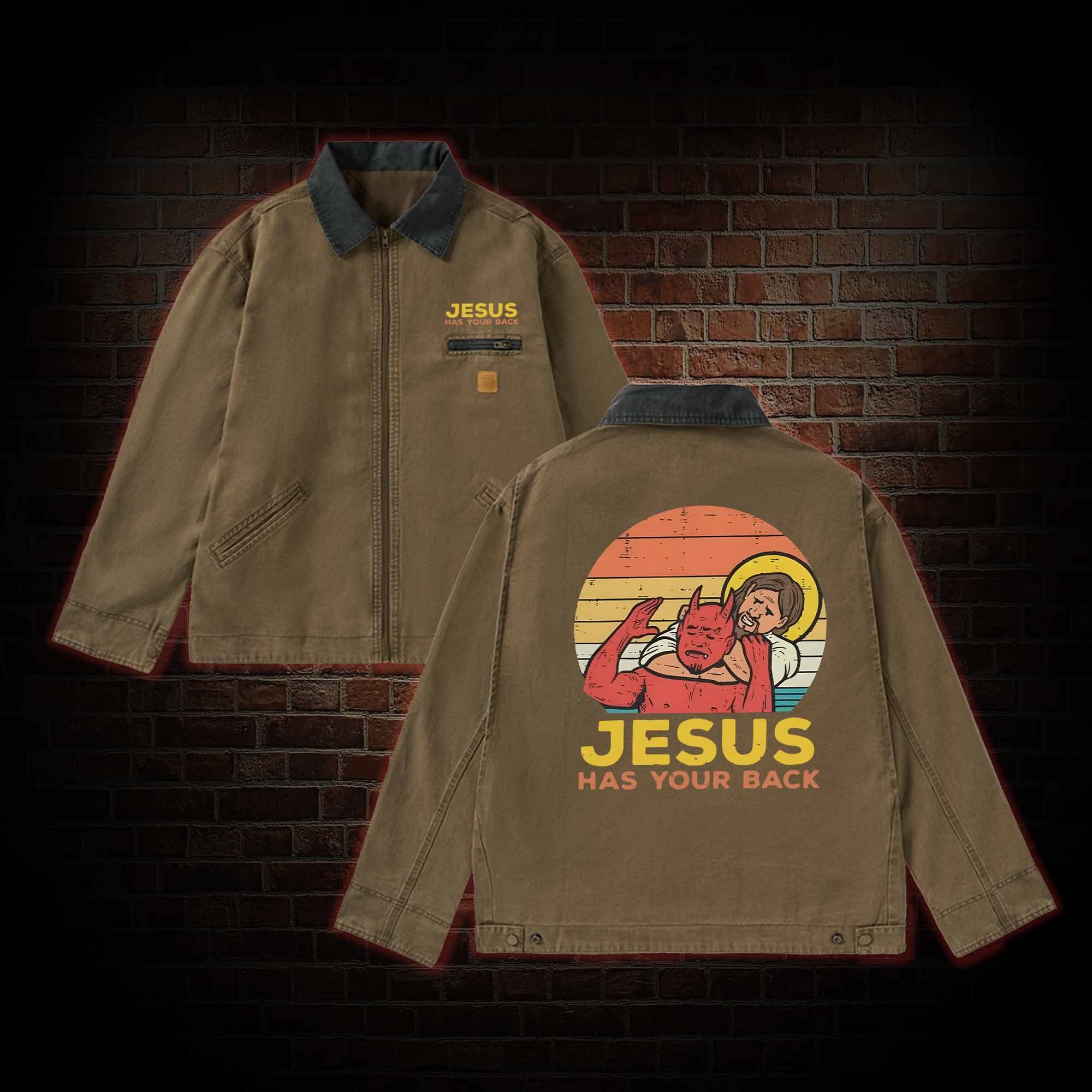 Jesus Has Your Back Classic Jacket
