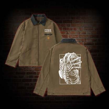 Alien Delivery Guy Vintage Classic Jacket