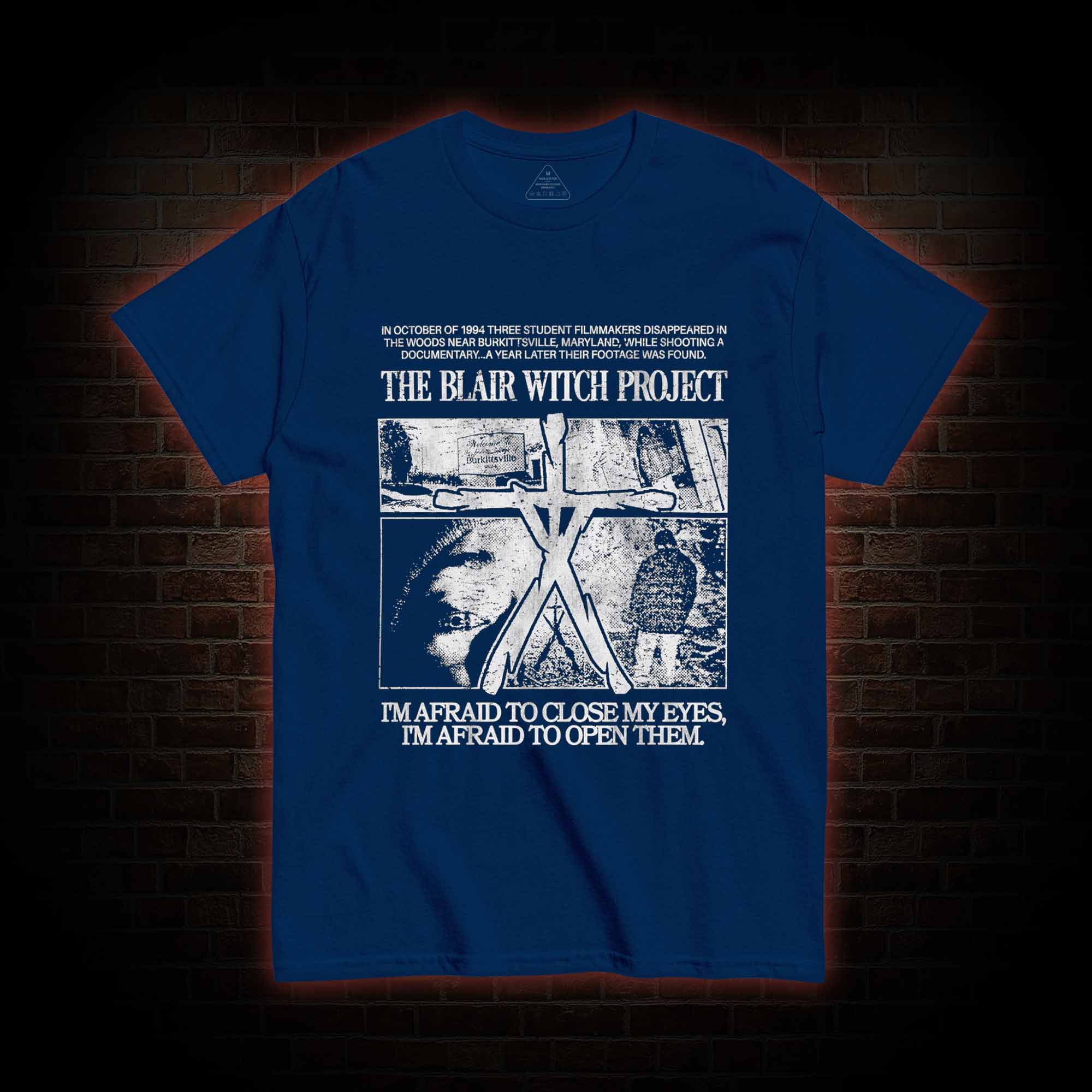 I'm Afrid to Close My Eyes Retro T-shirt