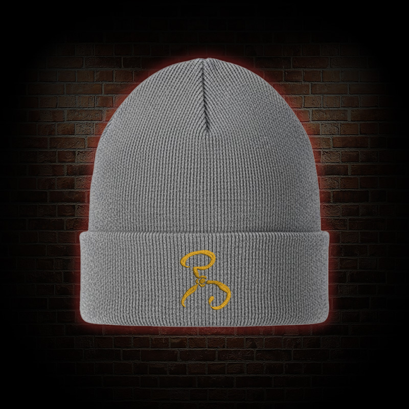 The King in Yellow Embroidered Beanie