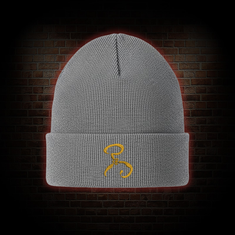The King in Yellow Embroidered Beanie