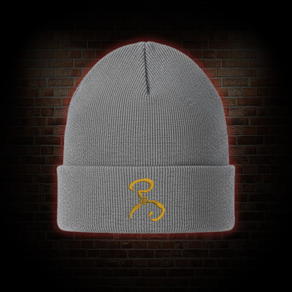 The King in Yellow Embroidered Beanie