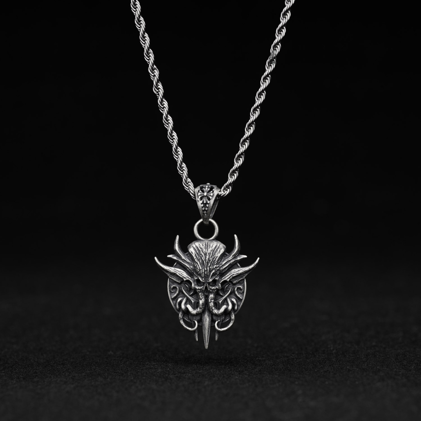 Cthulhu Sculptural Necklace