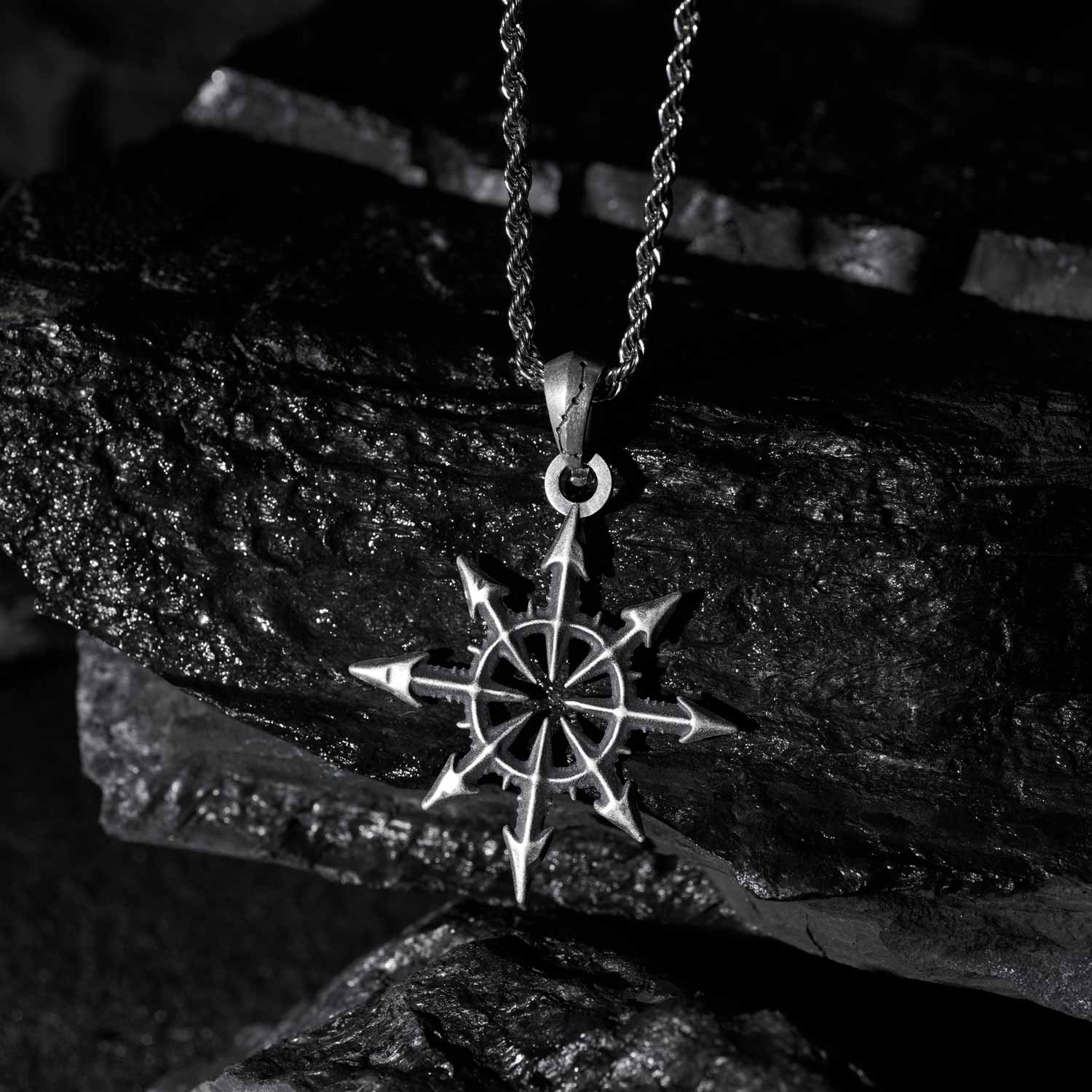 Chaos Star Sculptural Necklace