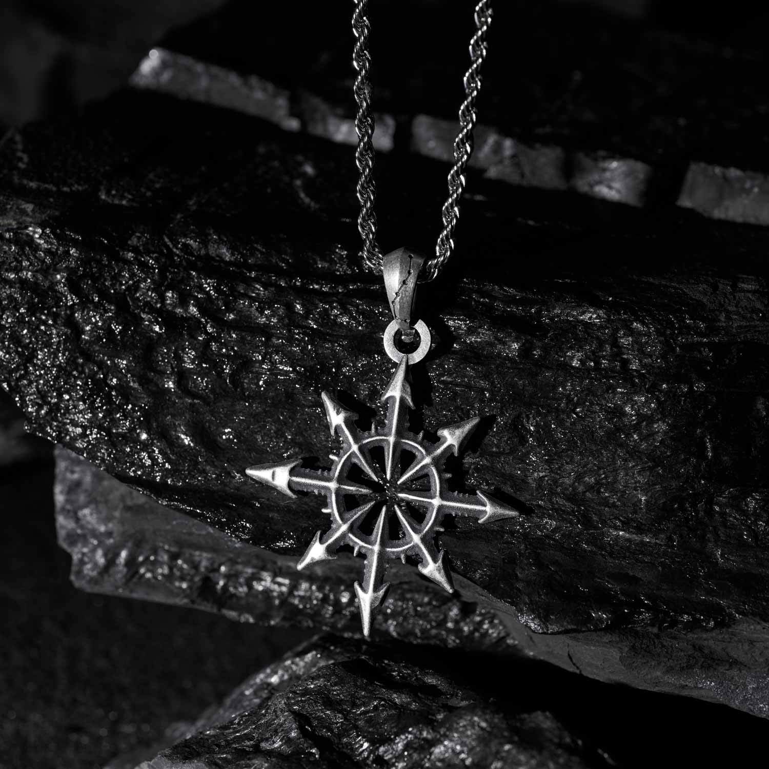 Chaos Star Sculptural Necklace