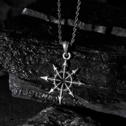 Chaos Star Sculptural Necklace