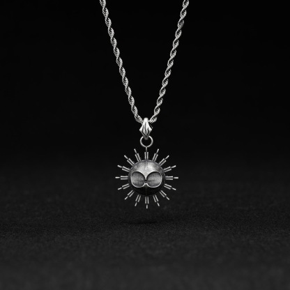 Master of Sky Sea and Naps Sculptural Necklace