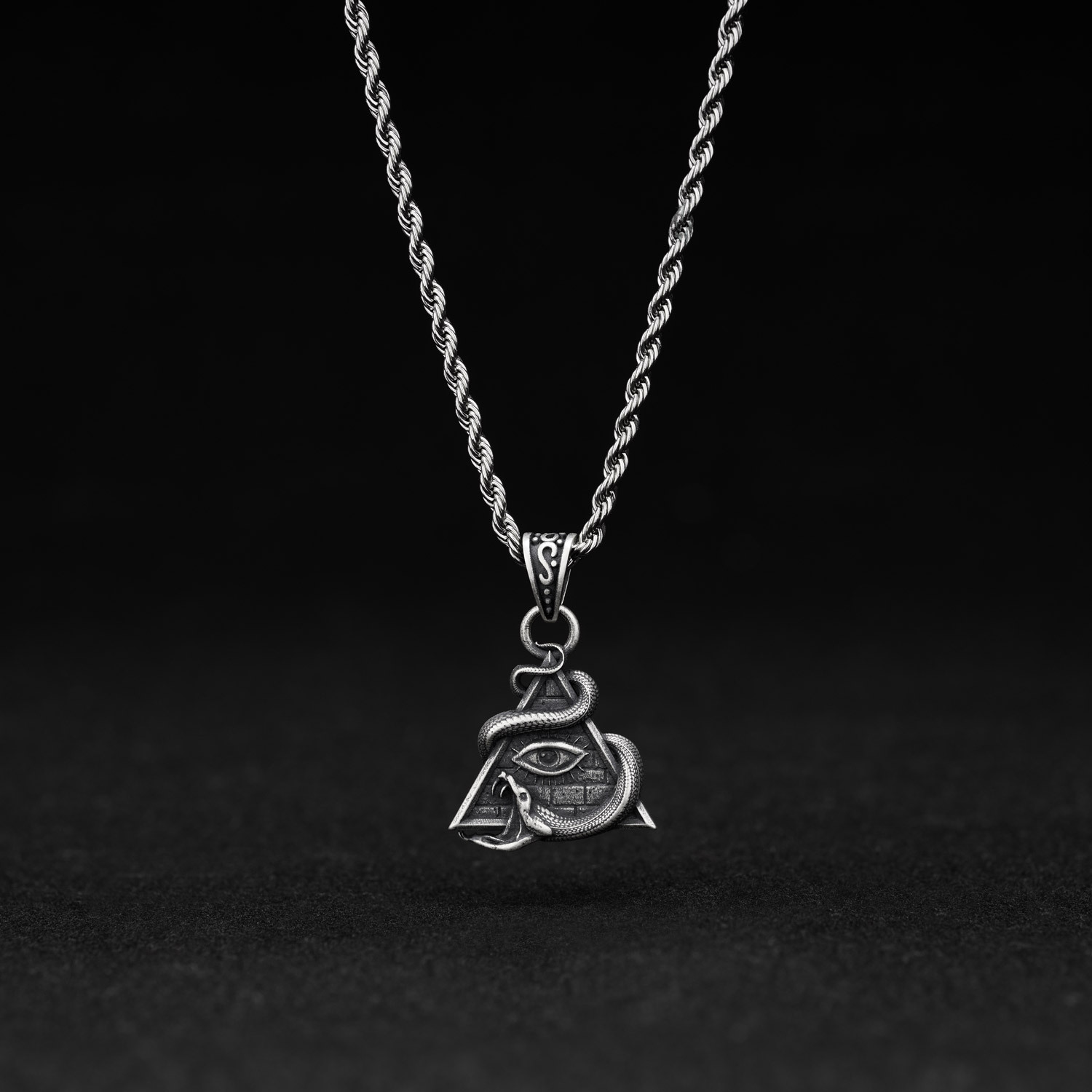 All Seeing Eye Sculptural Necklace