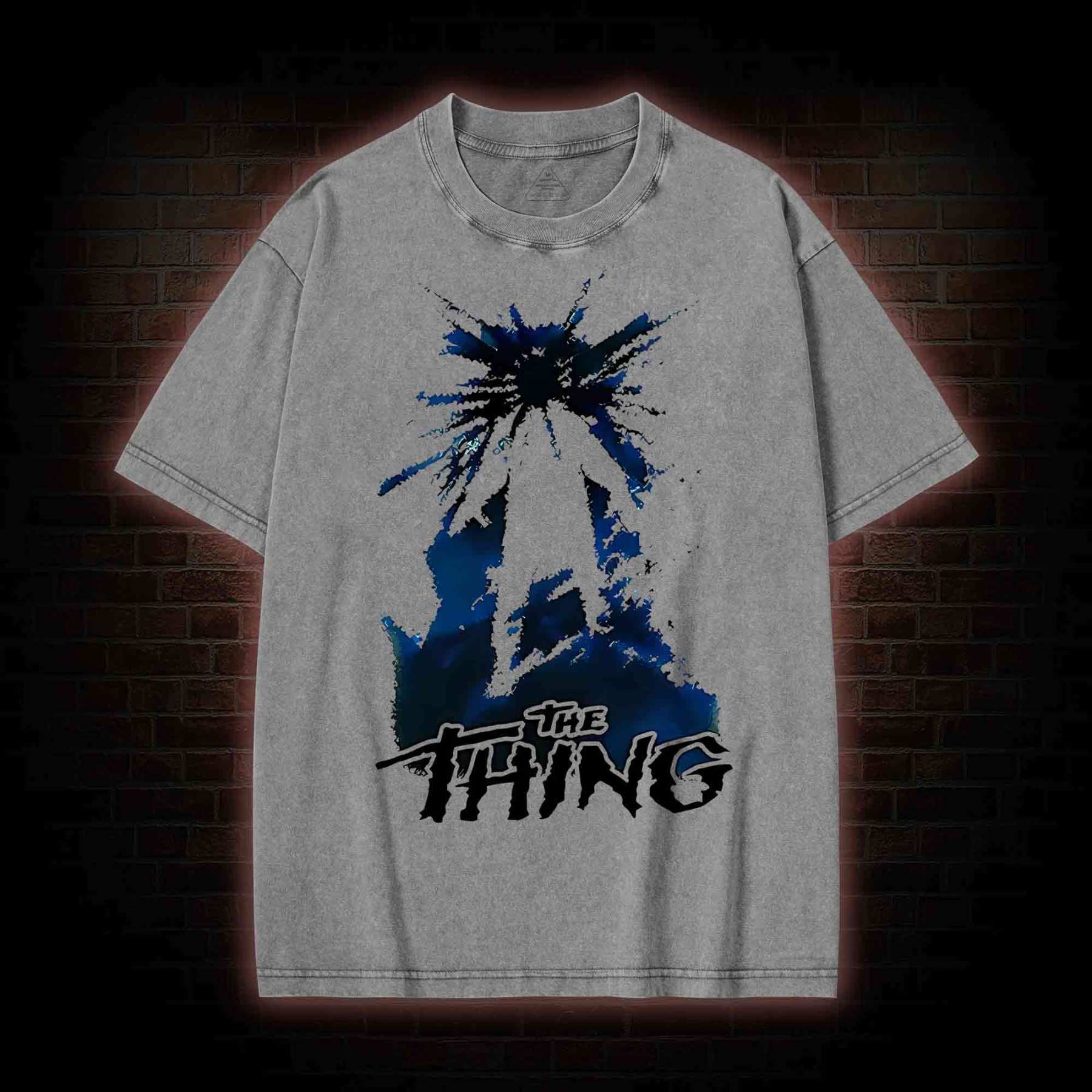 The Thing Horror Movie Washed T-shirt