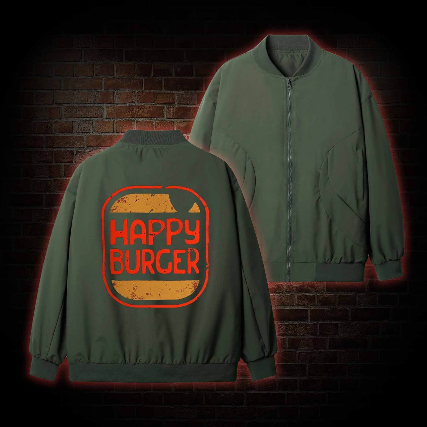 Burger Bomber Jacket