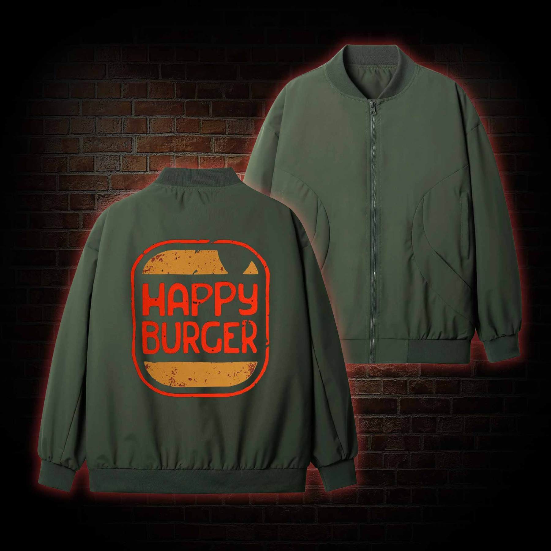 Burger Bomber Jacket