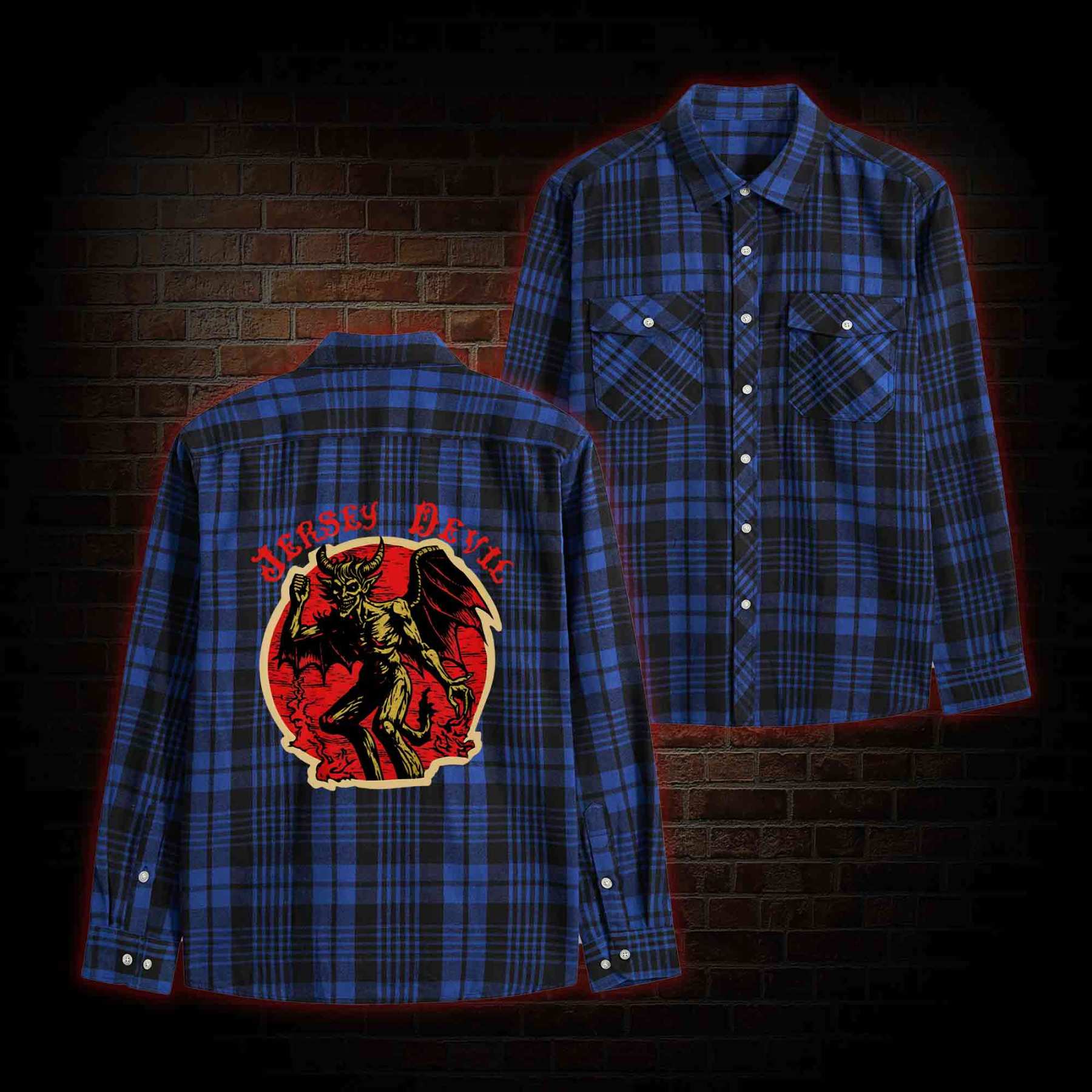 Jersey Devil Unisex Flannel Shirt