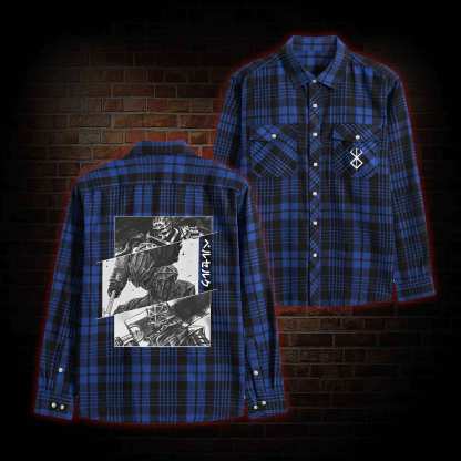 Black Swordsman Unisex Flannel Shirt