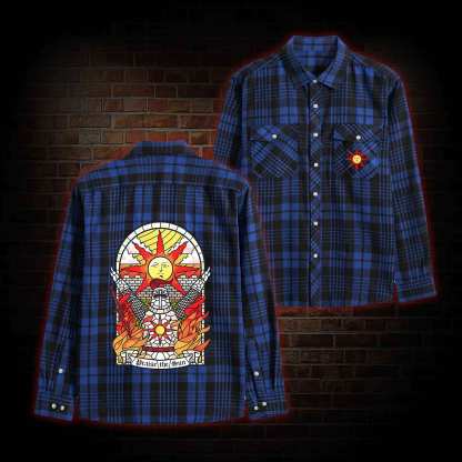 Praise the Sun Unisex Flannel Shirt
