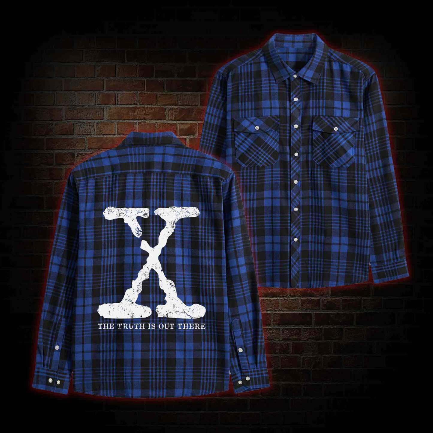 The Truth is Out There Retro Unisex Flannel Shirt