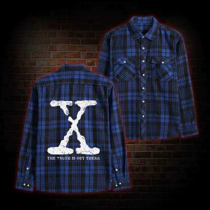 The Truth is Out There Retro Unisex Flannel Shirt