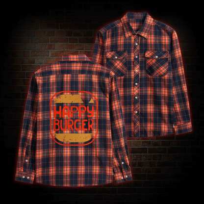 Burger Unisex Flannel Shirt