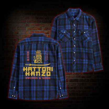Hattori Hanzo Unisex Flannel Shirt
