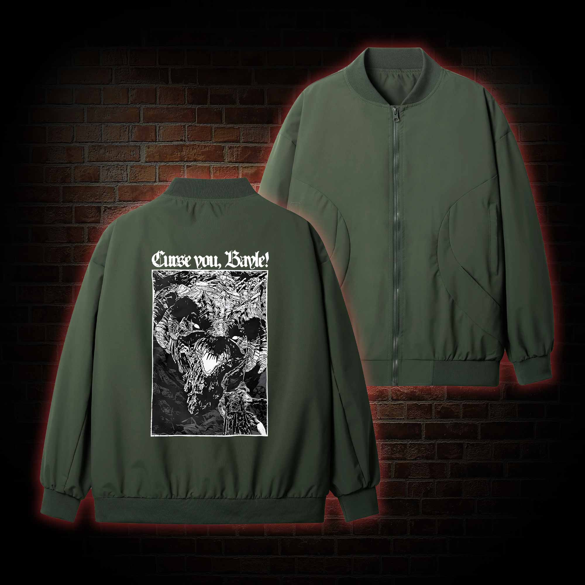 Curse You Bayle! Bomber Jacket